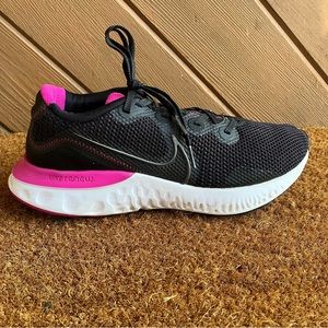NIKE RENEW RUN BLACK/MTLC DARK WOMENS RUNNING SHOE (CK6360 004)